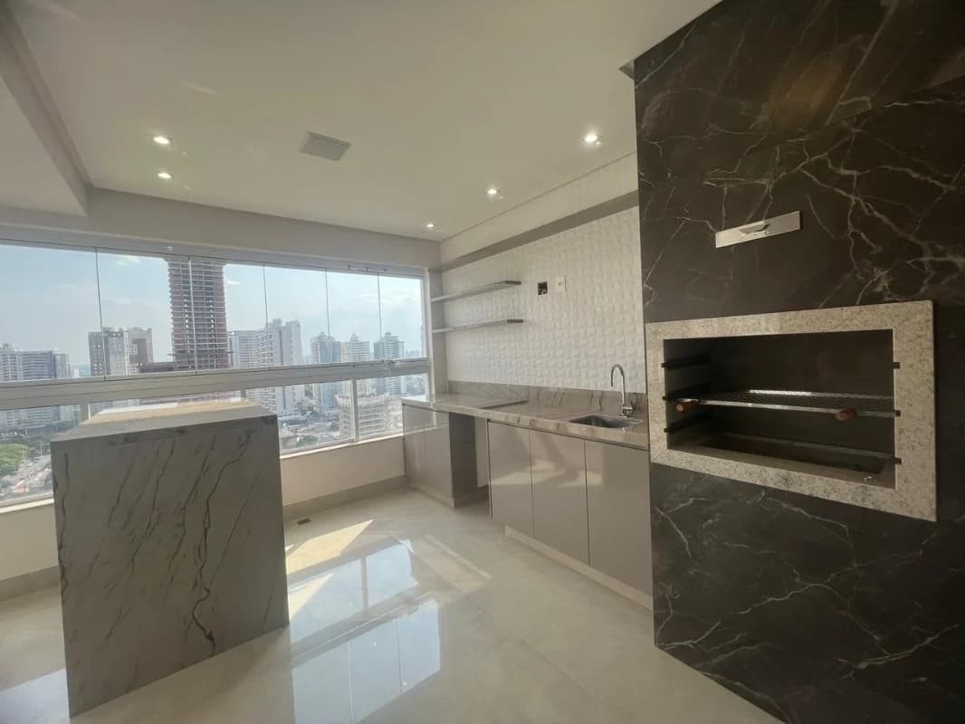 Fachada do Apartamento Mobiliado no Gran Excellence | 226 m² e 4 Quartos | Setor Bueno