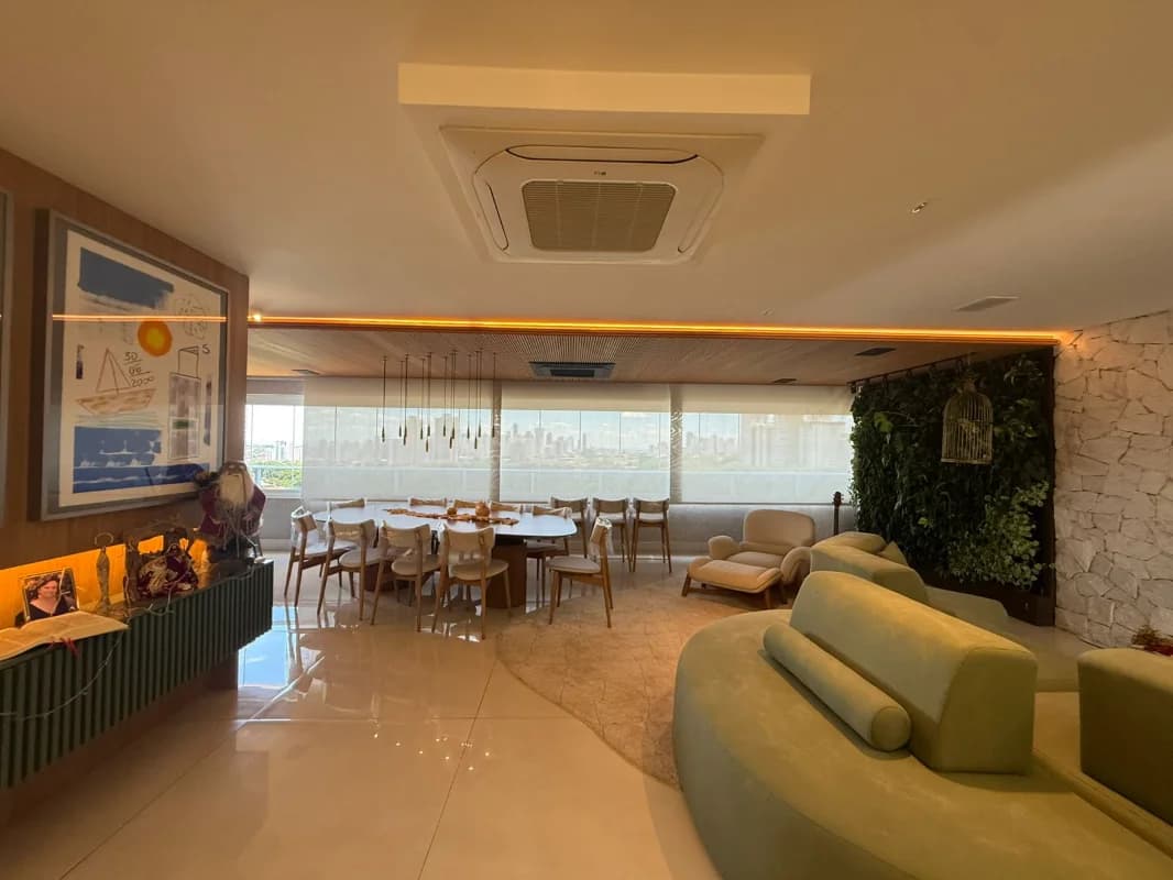 Fachada do Apartamento Mobiliado no Reserva Parque Areião | 245m² e 4 Quartos | Setor Marista