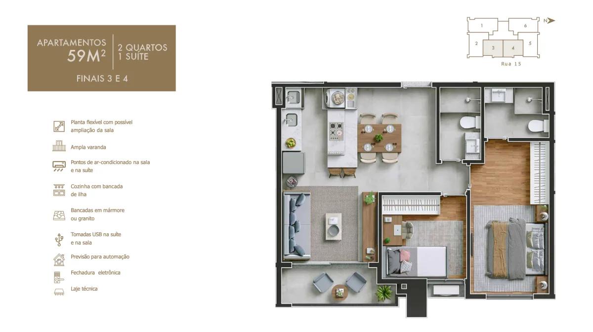 Fachada do Apartamento à Venda no Setor Oeste