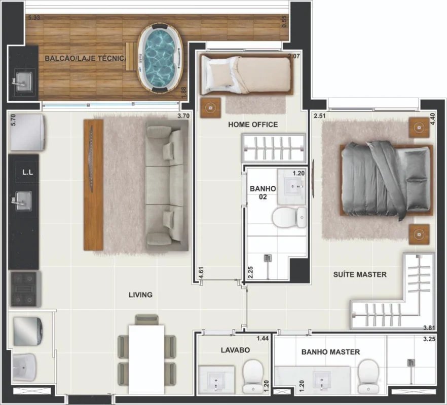 Apartamento à Venda no Setor Bueno - Imagem 1