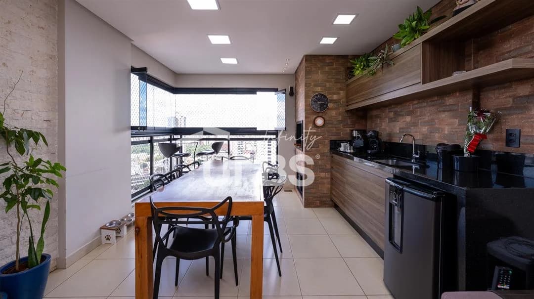 Fachada do Apartamento à Venda no Candeias do Bueno com 3 Suítes e Varanda Gourmet