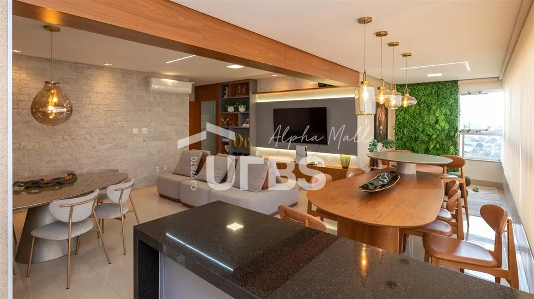 Apartamento Mobiliado 170 m² – 3 Suítes – Gaia Consciente Home – Setor Bueno, Goiânia - Imagem 1