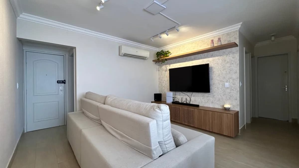 Fachada do Apartamento no Setor Oeste | 72m² | 2 Quartos | Edifício George