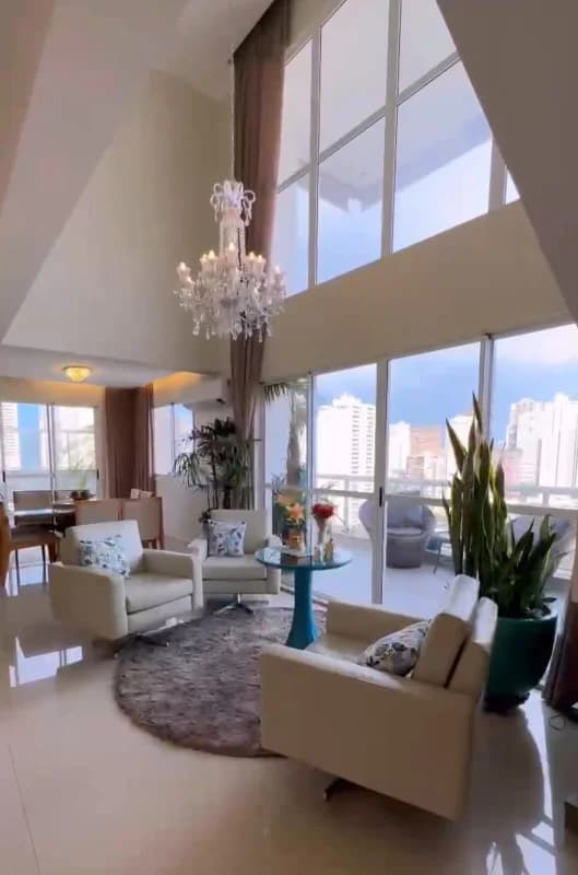 Fachada do Apartamento Duplex Mobiliado no Bossa Nova | 215m², 3 quartos | Setor Bueno