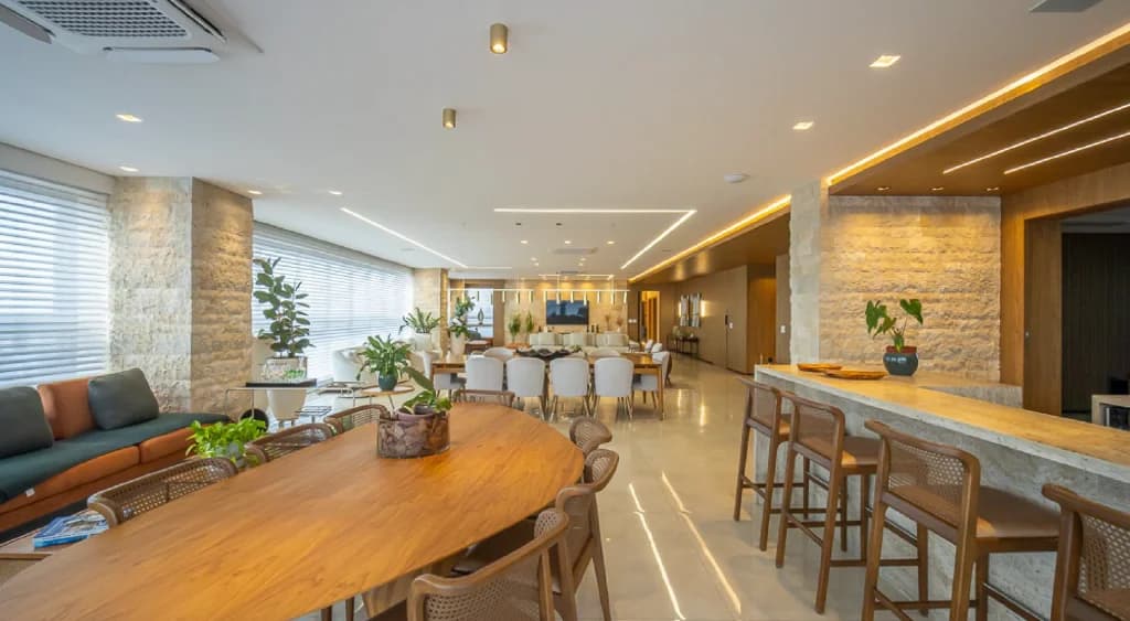 Fachada do Apartamento Mobiliado no Kingdom Park | 487m² e 4 Suítes Plenas no Setor Nova Suíça
