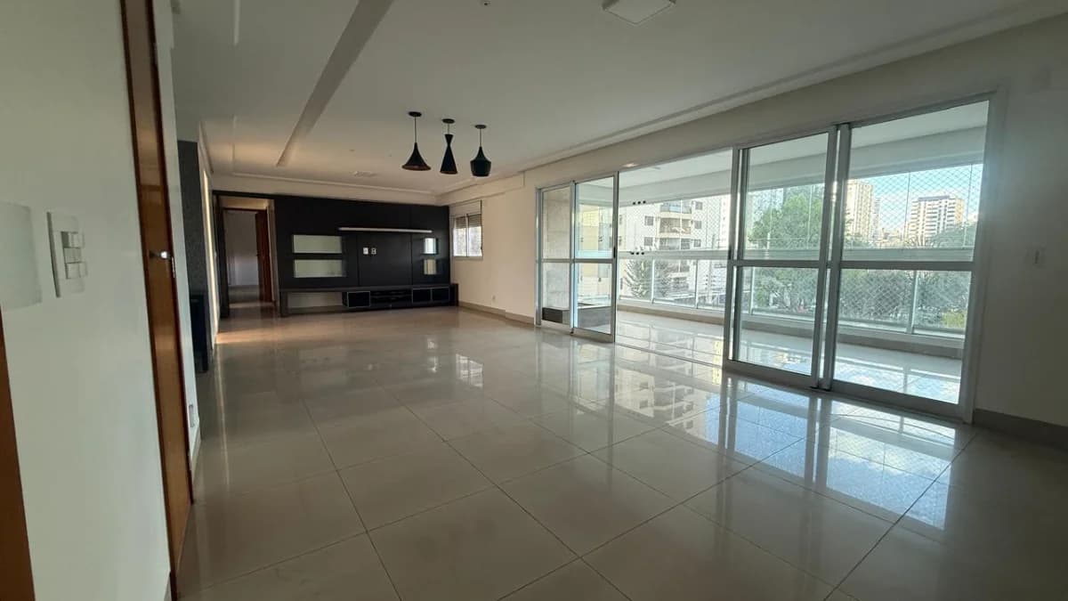 Fachada do Apartamento no Beautiful Park | 146m² e 3 Suítes | Setor Bueno