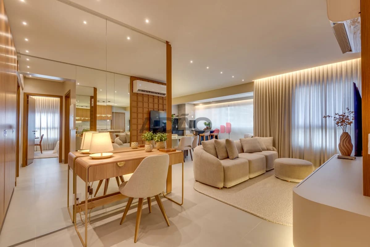 Fachada do Apartamento 3 Suítes no Setor Bueno | Casa Brasileira Consciente | 166 m² e 3 Suítes