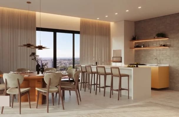 Fachada do Apartamento no Legacy City Home, Setor Marista | 271m² | 4 Suítes | 4 Vagas