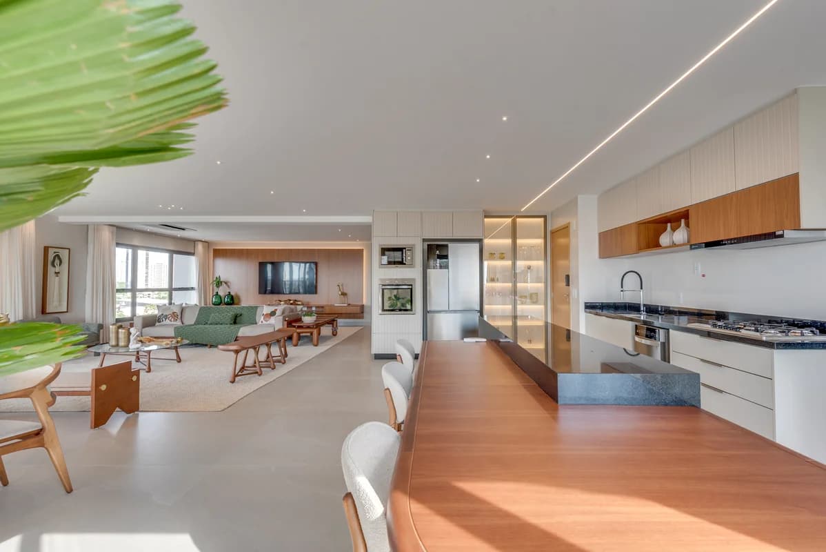 Fachada do Apartamento no Sunna By Opus, Setor Oeste | 235m² | 4 Suítes | Mobiliado