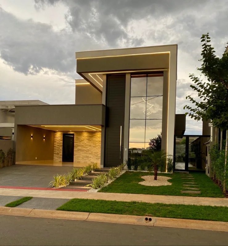 Casa à Venda no Parque Ville Jacarandá Aparecida de Goiânia: Exclusividade e Contato com a Natureza - Imagem 1