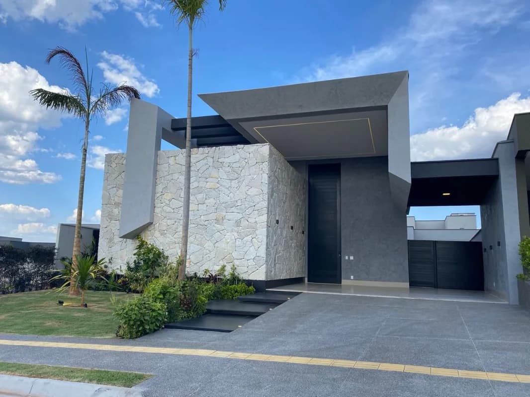 Fachada do Casa MOBILIADA no Portal do Sol Green em Goiânia