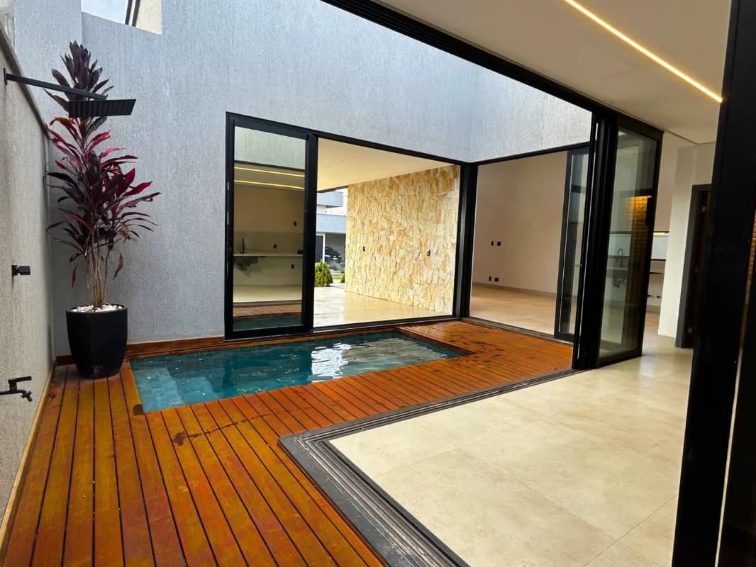 Fachada do Casa Condomínio Jardins Porto | 163m² com piscina e Gourmet
