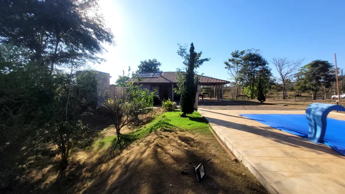 Fachada do Chácara no Condomínio Pouso Alto | 1.600m² | 1 Suíte | Ouro Verde de Goiás