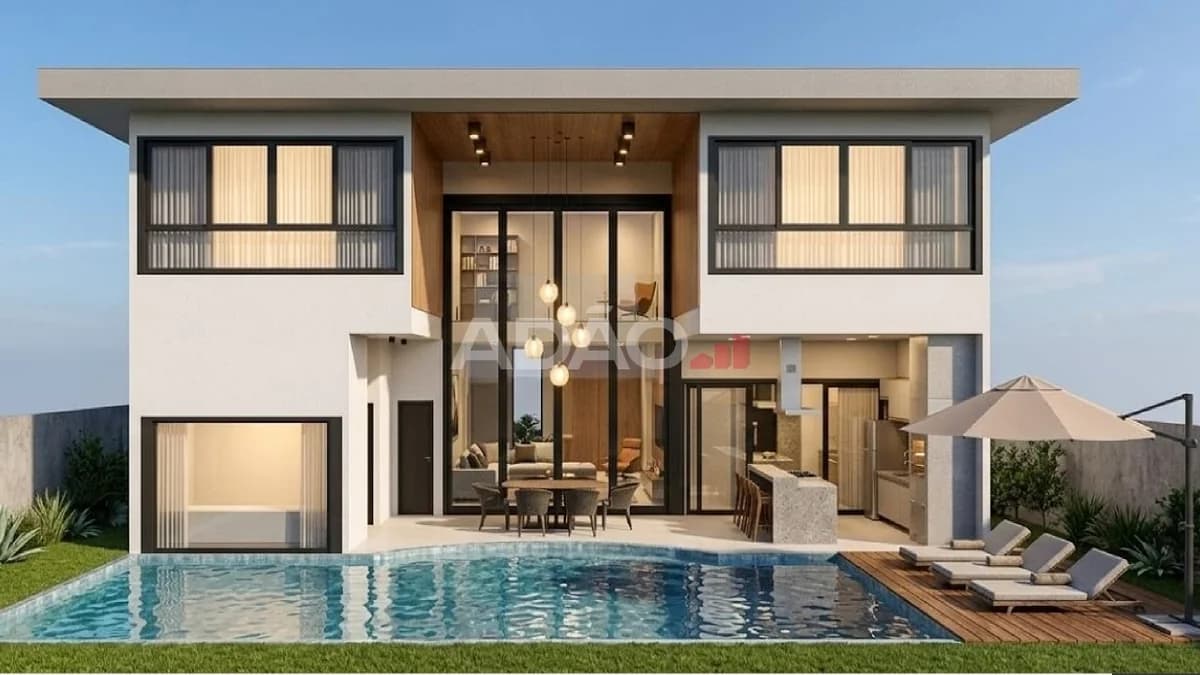 Fachada do Casa Alto Padrão no Jardins Milão | 600m² | 5 Suítes | Piscina