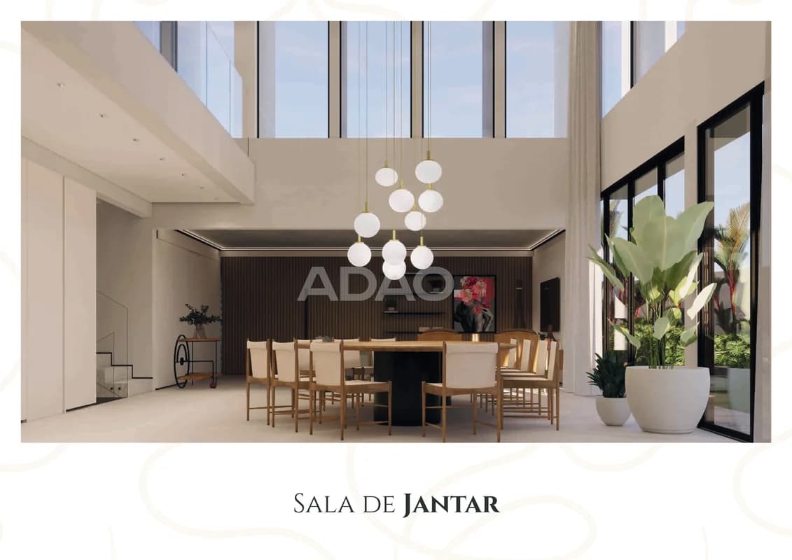 Fachada do Casa no Jardins Bolonha | 368m² | 4 Suítes | Vista para a Mata