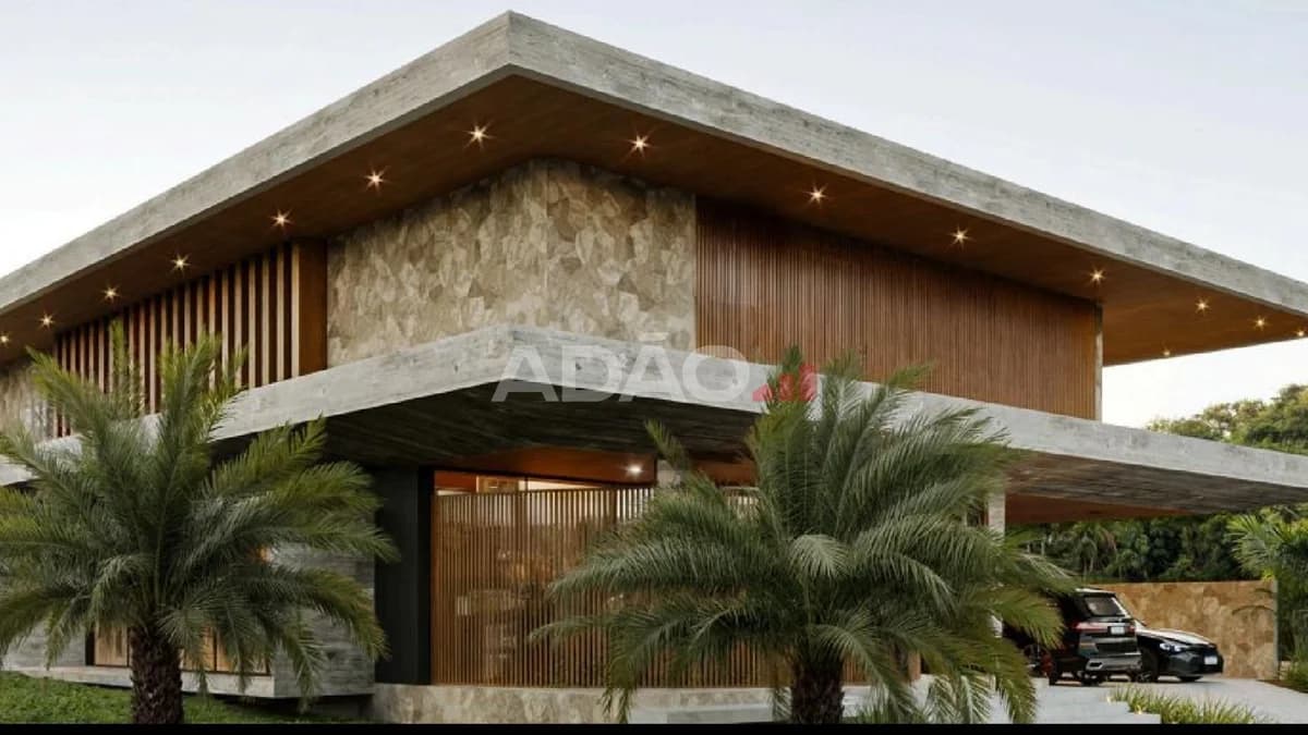 Fachada do Sobrado no Condomínio Plateau d'Or Unique | 500m²