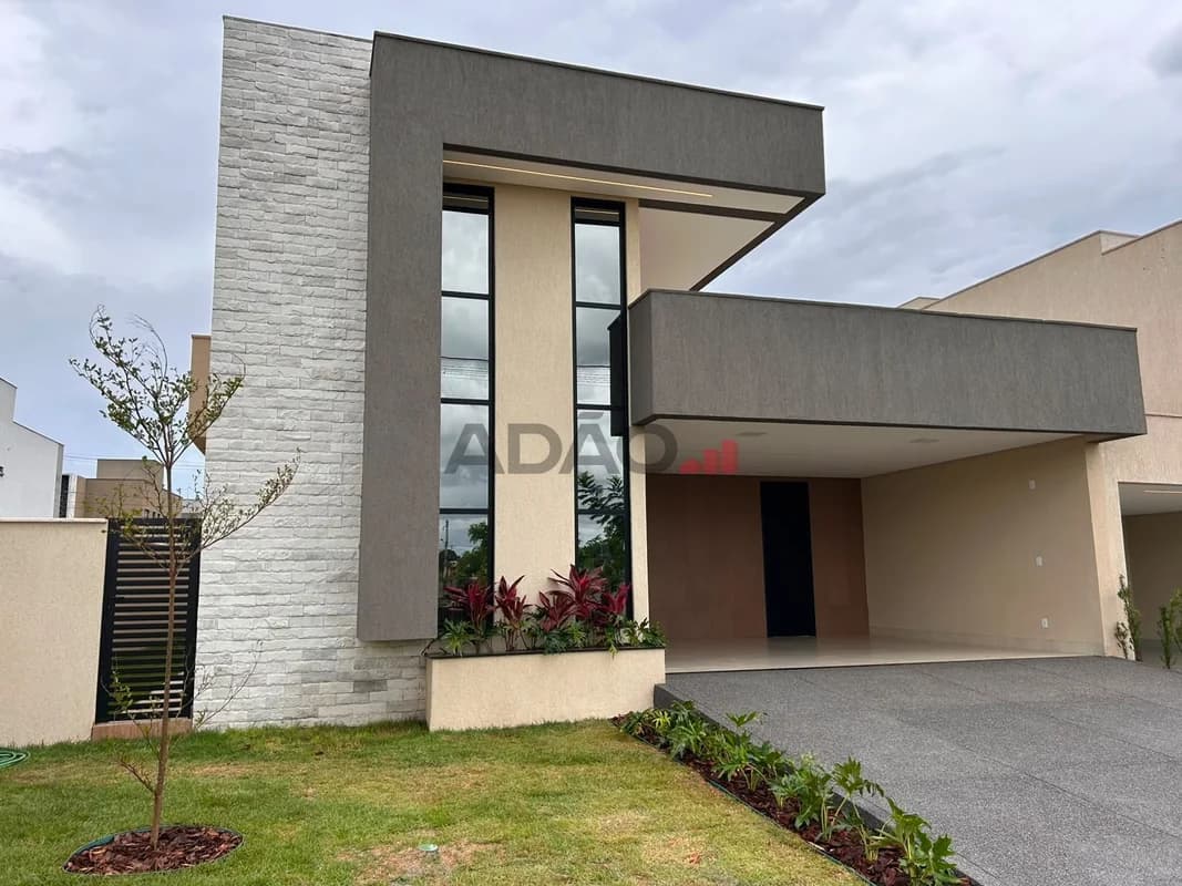 Fachada do Casa Térrea no Parqville Jacarandá | 156m² | 3 Suítes | Piscina Aquecida