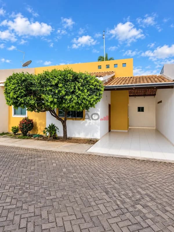 Fachada do Casa 3 Quartos no Jardim Imperial | 130 m² | Residencial Ilhas Gregas