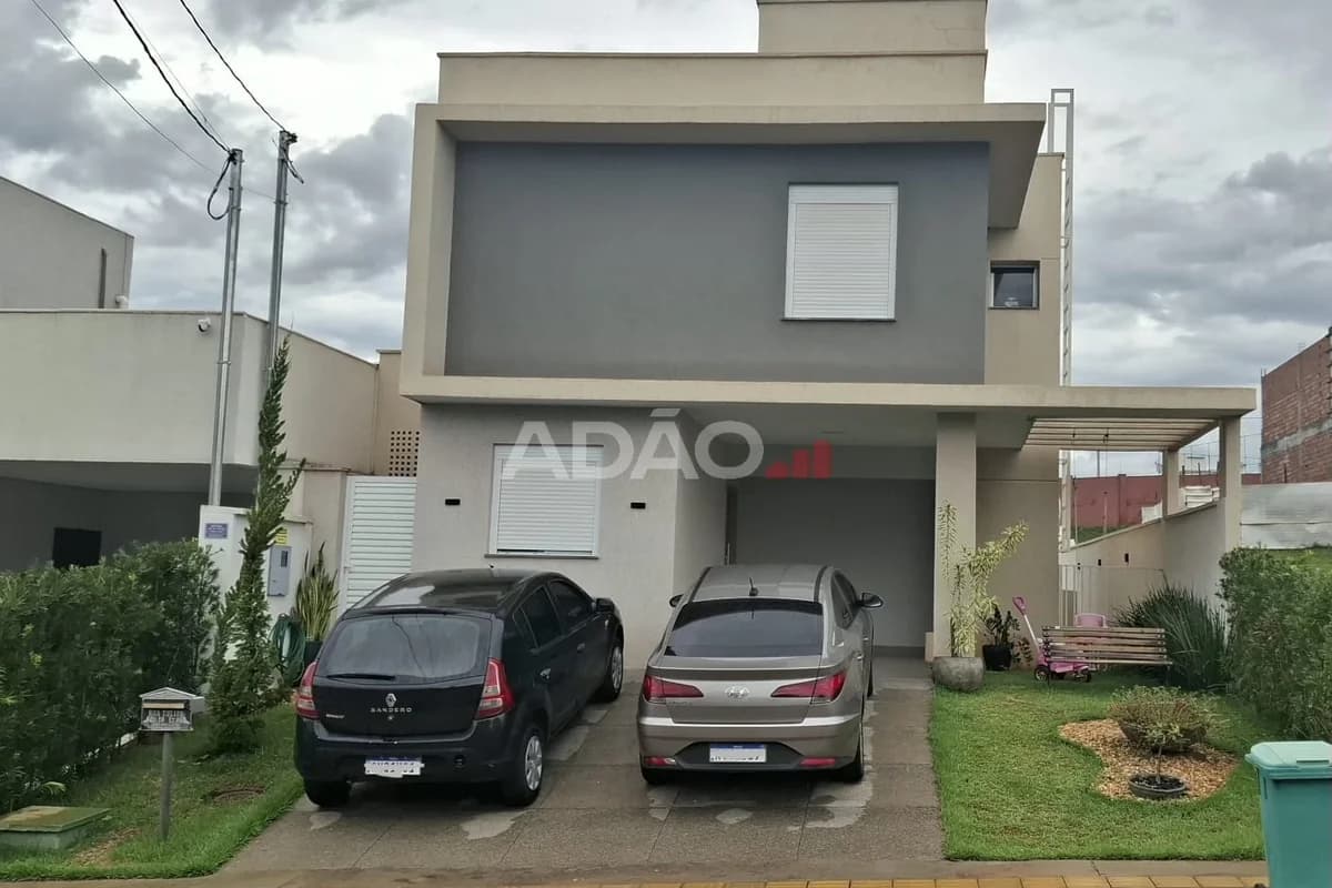 Fachada do Sobrado no Jardins Capri | 166 m², 3 Suítes e Área Gourmet