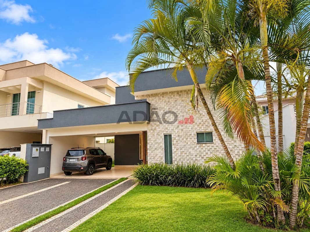 Fachada do Casa no Jardins Valência | 208 m², 3 Quartos e Home Office