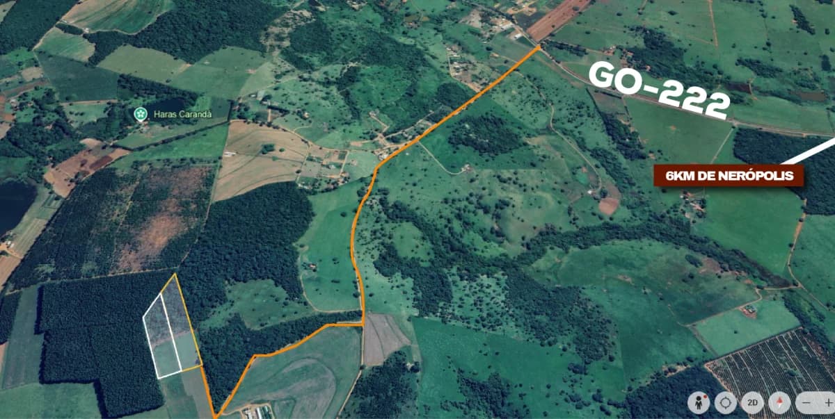 Fachada do Chácara à Venda de 24.000m² em Nerópolis