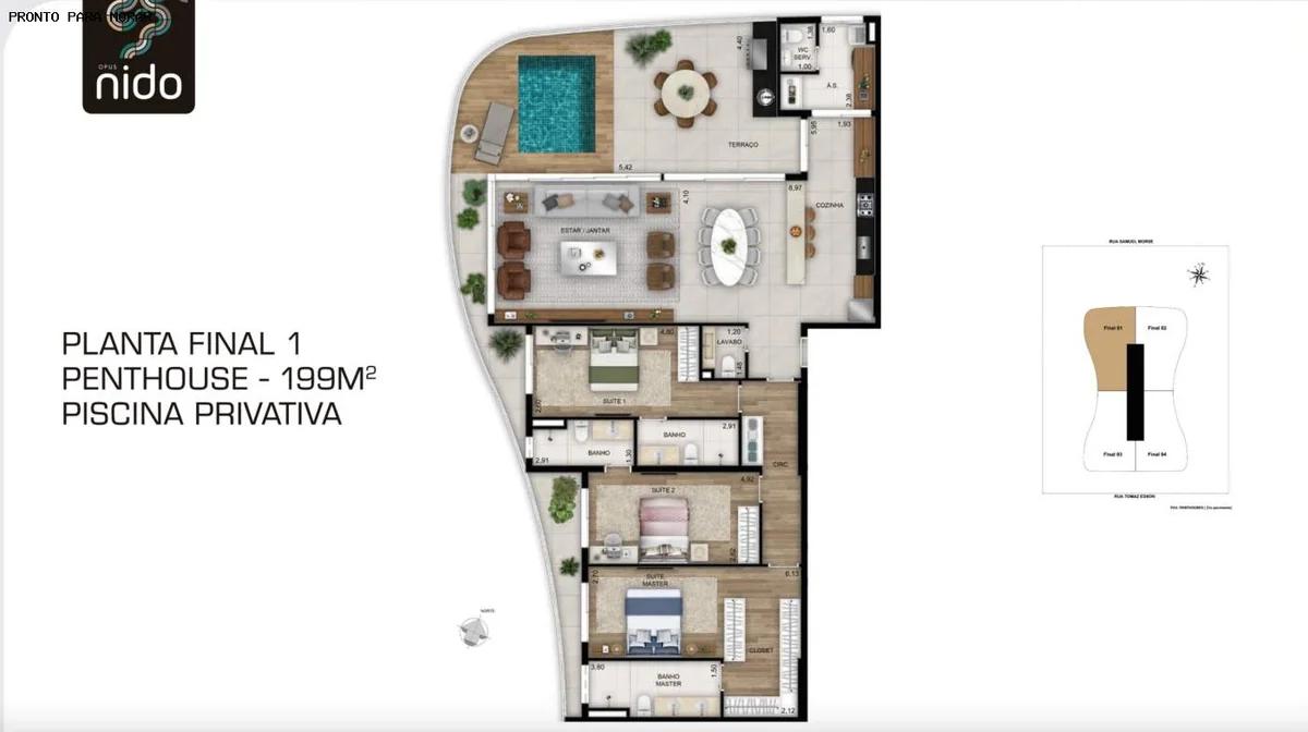 Fachada do Cobertura para Venda no Setor Serrinha - Opus Nido