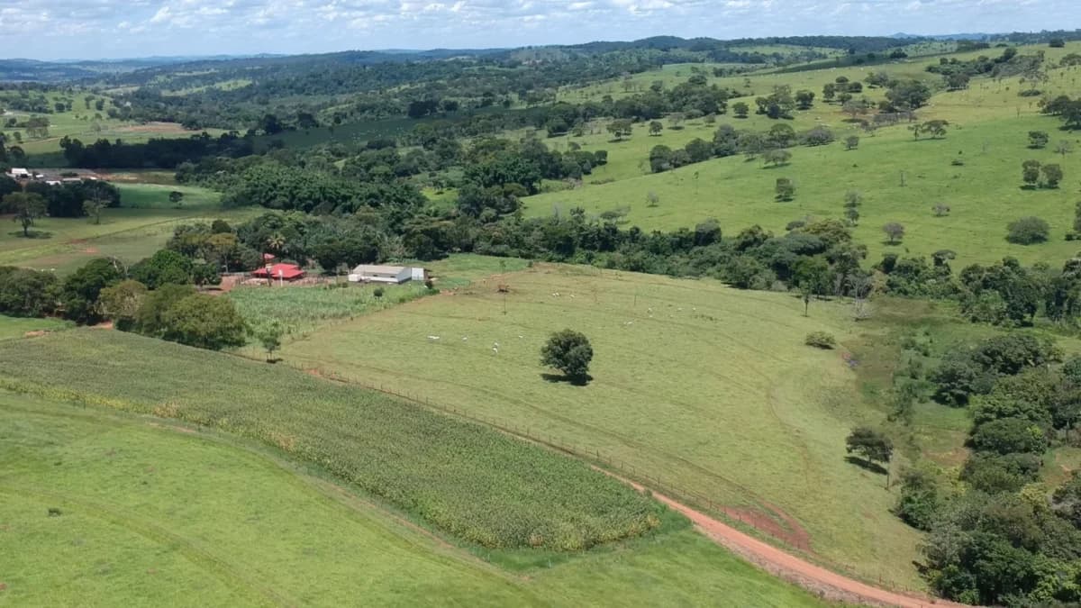 Fachada do Fazenda em Ouro Verde de Goiás | 23 Alqueires | Com Córrego