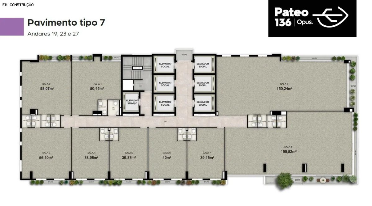 Sala Comercial para Venda em Goiânia, Setor Marista - Pateo 136 - Imagem 1