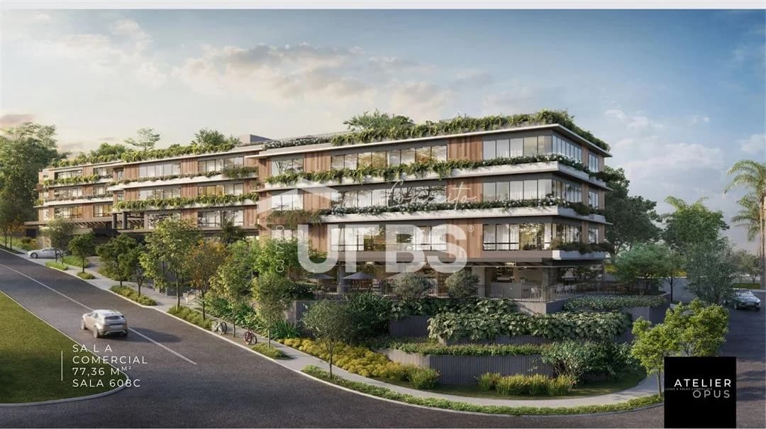 Fachada do Sala Comercial no Atelier Opus - 77 m²