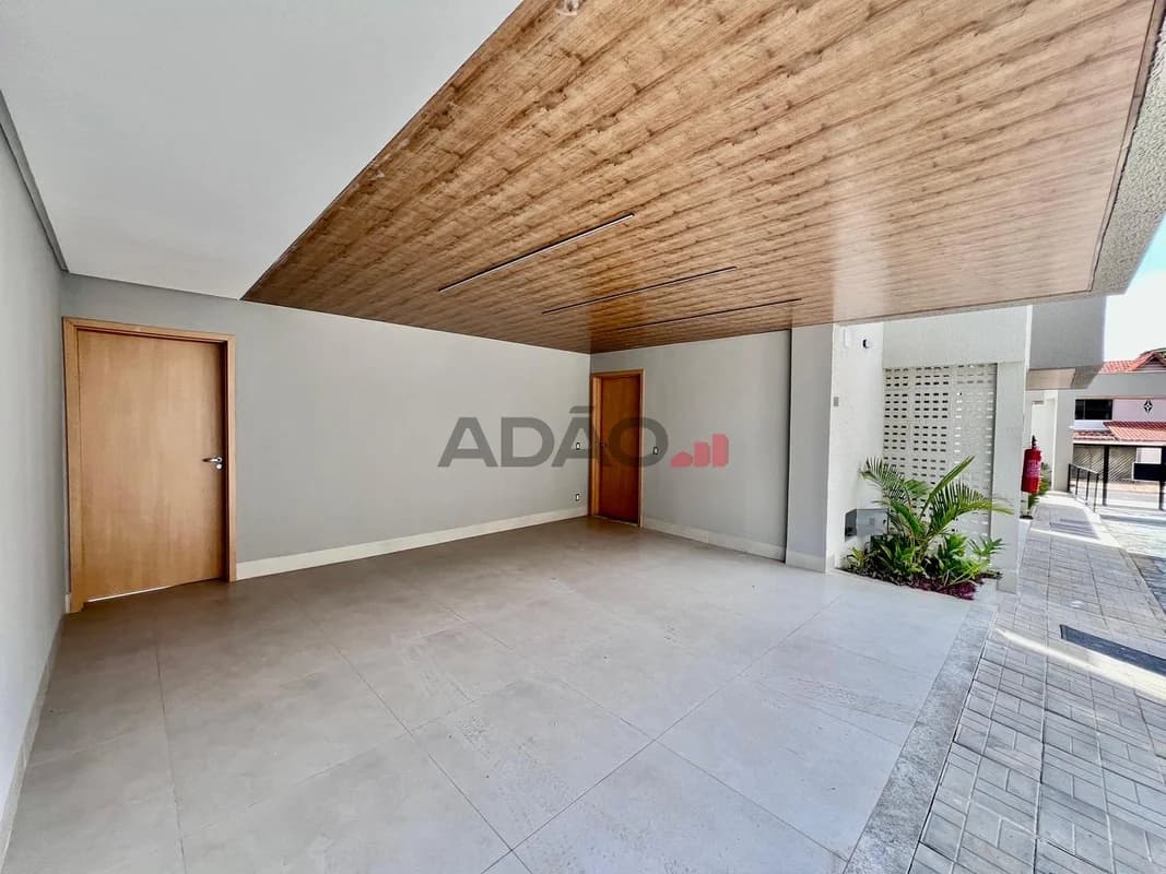 Fachada do Sobrado no Condomínio House Garden Jaó | 147 m² e 3 Suítes