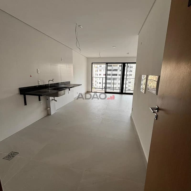 Fachada do Studio no Setor Bueno, Goiânia | 46m² | 1 Quarto | Lazer completo