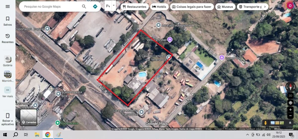 Fachada do Área Comercial no Jardim Novo Mundo