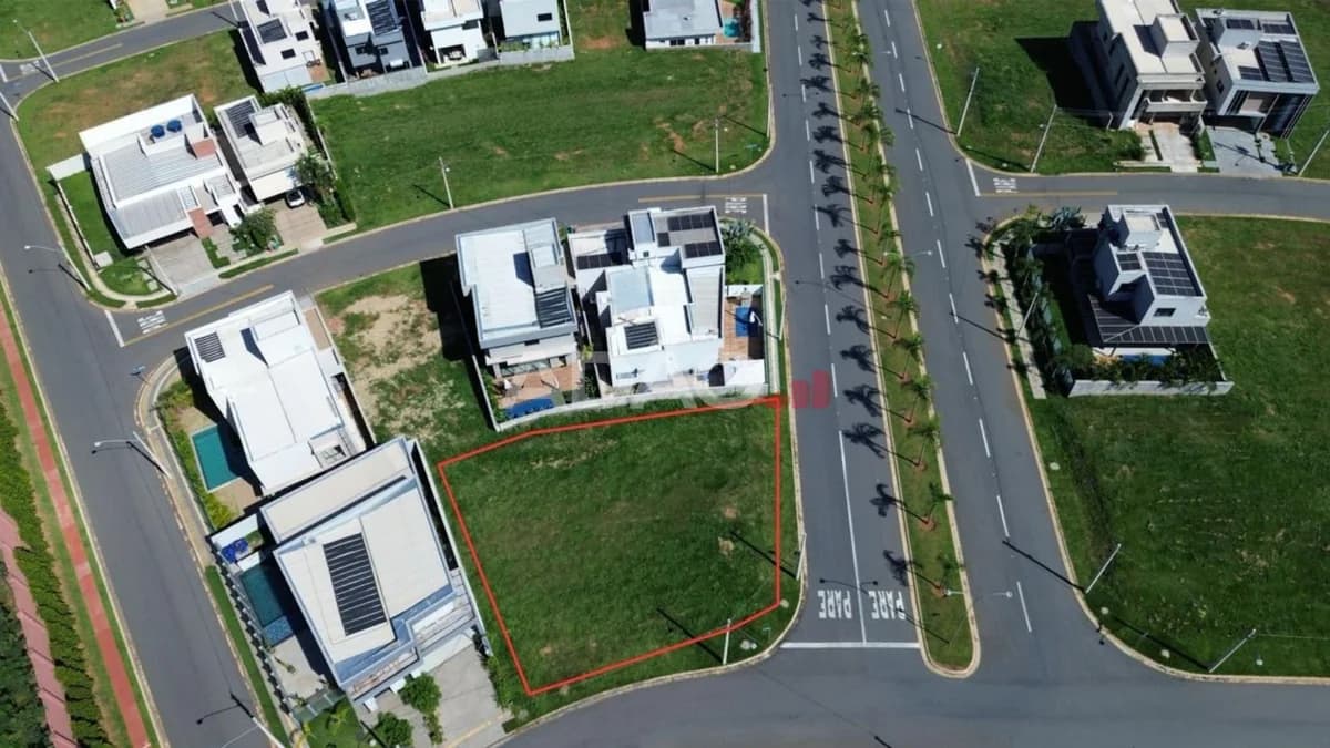 Fachada do Lote de Esquina no Jardins Capri | 387m²