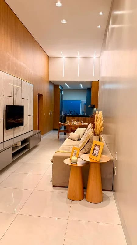 Fachada do Casa no Jardim Atlântico | 147m² | 3 Suítes | Goiânia